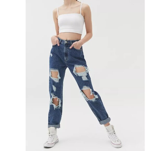 Urban Outfitters BDG Distressed High Waisted Jeans - Picture 9 of 11